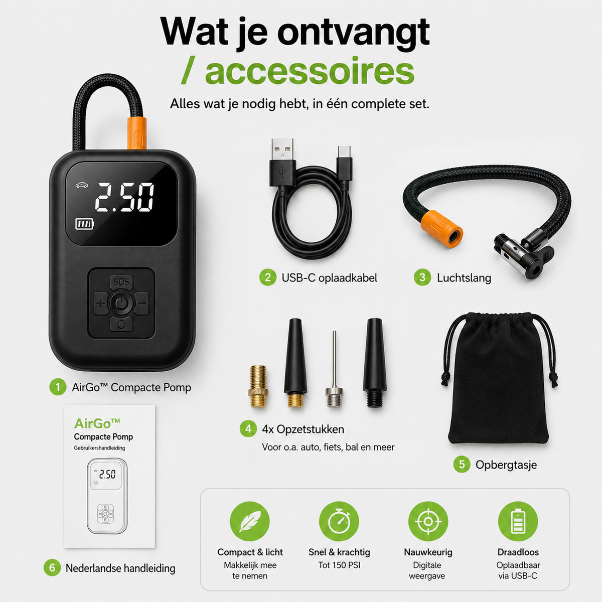 AirGo™ – Altijd je fietsband op de juiste druk