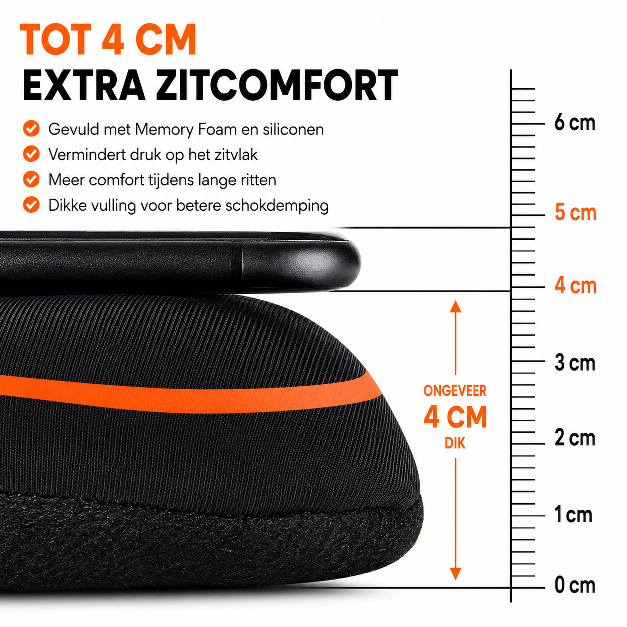 VeloComfort Gel Zadelhoes – Minder zadelpijn, meer fietsplezier