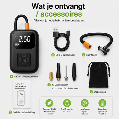 AirGo™ – Altijd je fietsband op de juiste druk