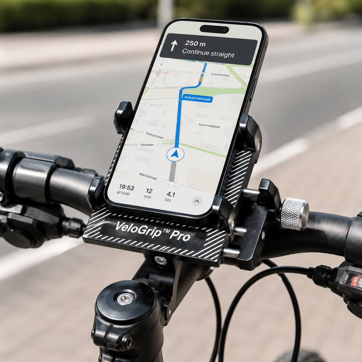 VeloReady RideGrip™ Pro – Stevige Telefoonhouder voor Fiets & E-bike