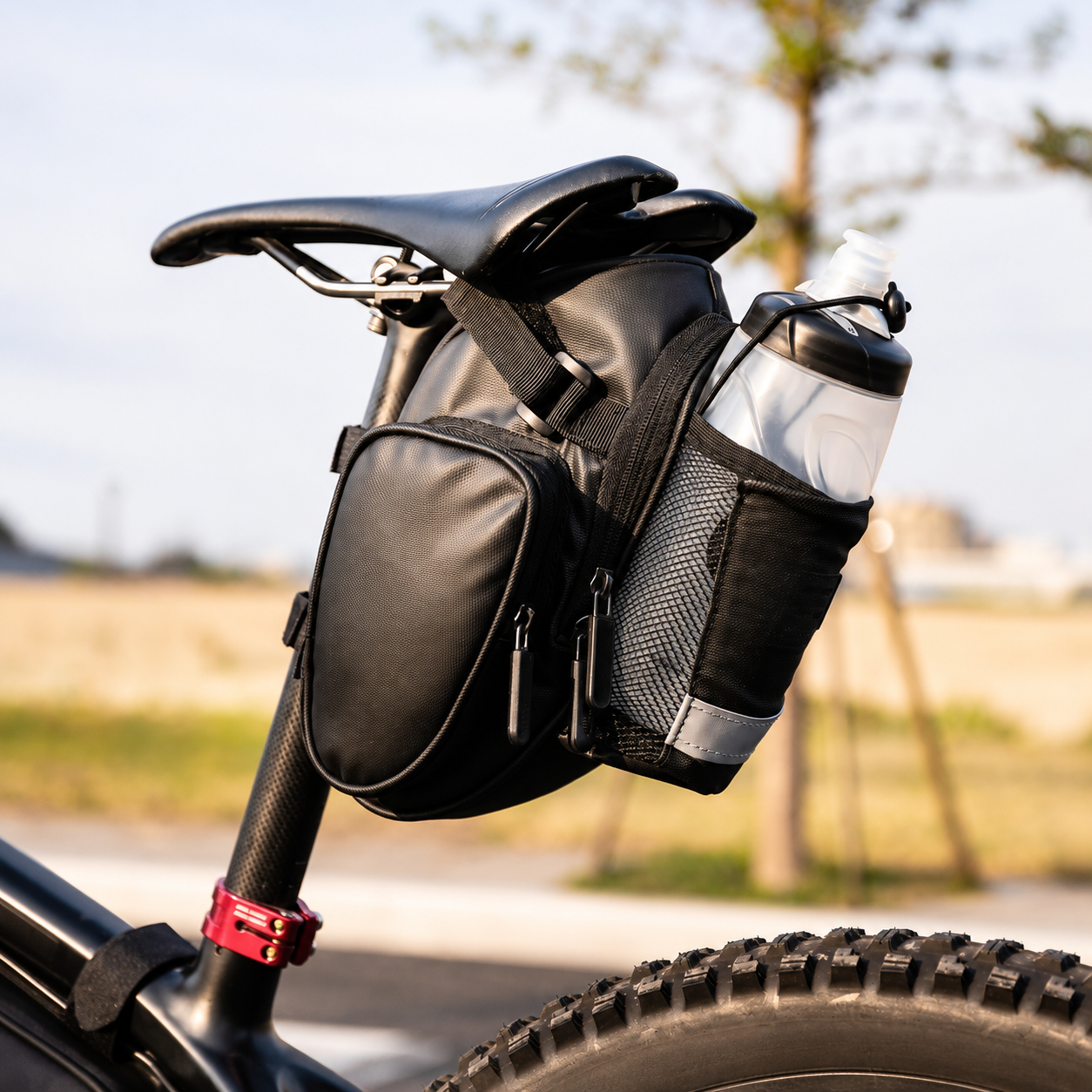 “VeloReady CarryGo™ – Ruime Waterdichte Fietszadeltas”