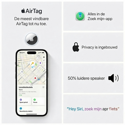VeloReady HiddenTag™ | Verborgen AirTag-houder voor je fiets