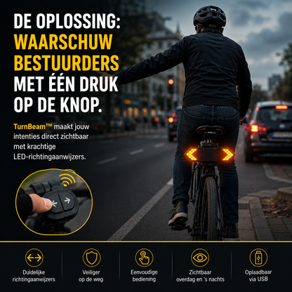 Slimme Fiets Richtingaanwijzers | Laat bestuurders zien waar je naartoe gaat