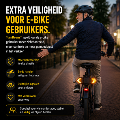 Slimme Fiets Richtingaanwijzers | Laat bestuurders zien waar je naartoe gaat