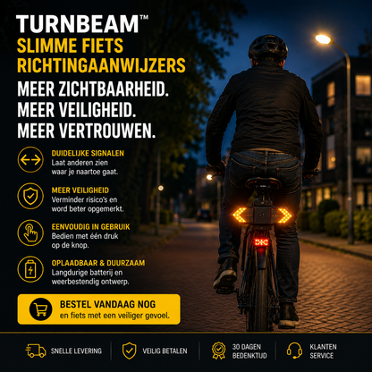 Slimme Fiets Richtingaanwijzers | Laat bestuurders zien waar je naartoe gaat