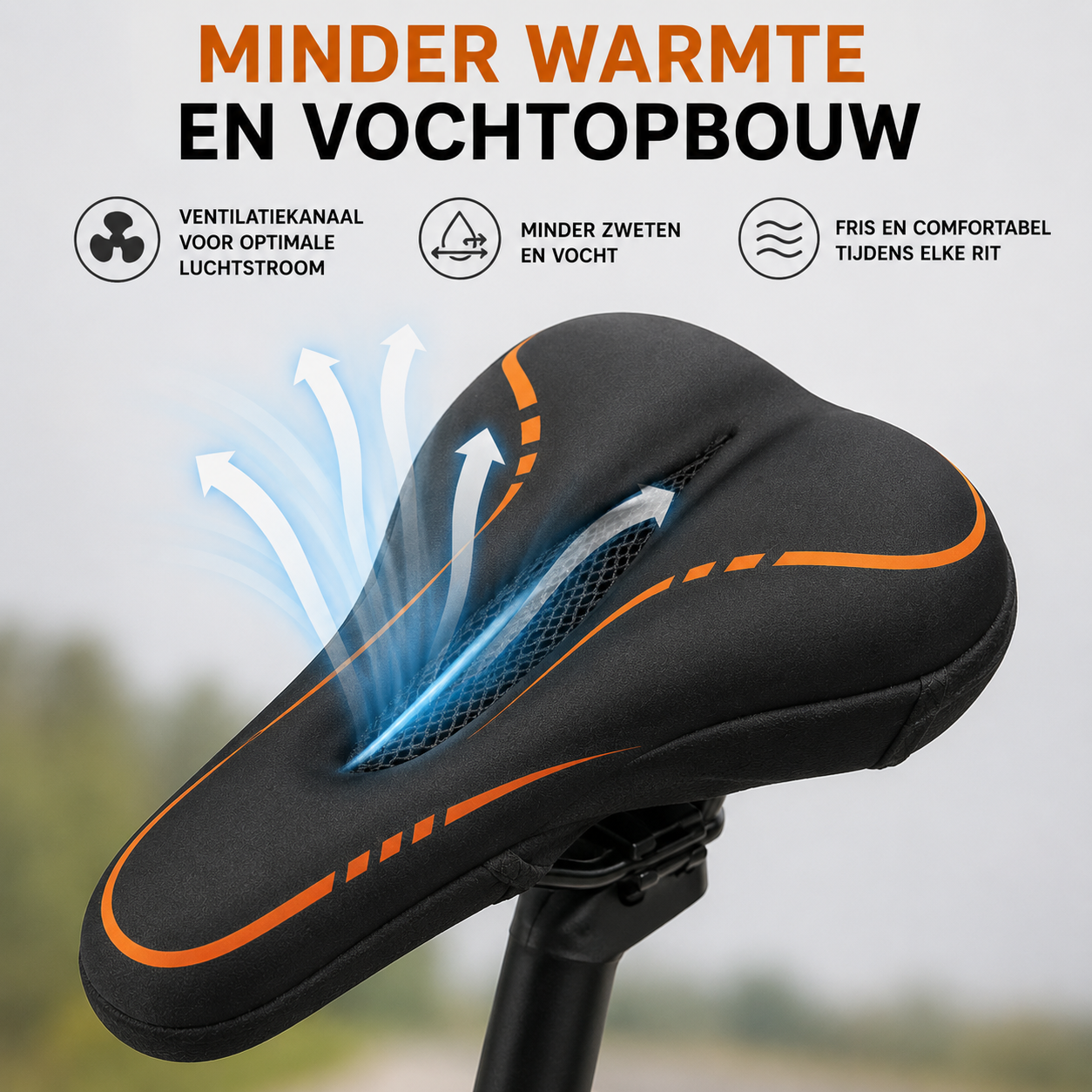 VeloComfort Gel Zadelhoes – Minder zadelpijn, meer fietsplezier