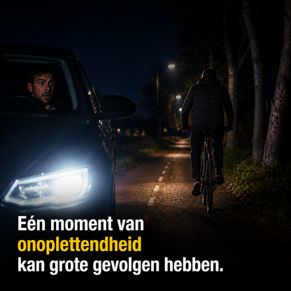 LED Veiligheidsharnas Voor Fietsers | Val Op In Het Verkeer, Kom Veilig Thuis